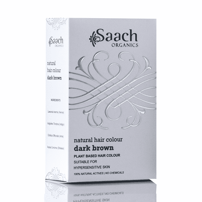 Dark Brown Natural Hair Colour by Saach Organics