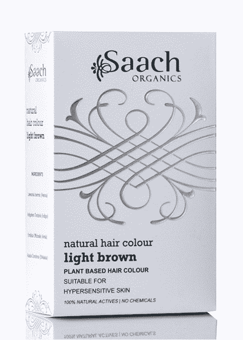 Light Brown Natural Hair Colour by Saach Organics