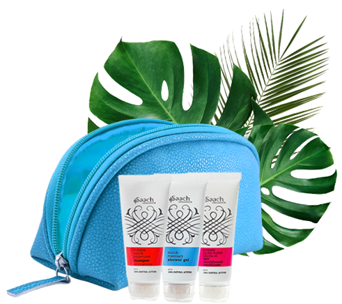 Travel Sized Toiletries by Saach Organics